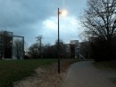 Neue Leuchte an der früheren Dunkelstelle © Stadtplanungsamt Stadt Frankfurt am Main