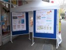 Info booth outside the district management office © City of Frankfurt Planning Dept. 2023