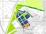 &Uuml;bersichtskarte des Gewerbegebietes N&ouml;rdlich Heerstra&szlig;e, &copy; Stadtplanungsamt Stadt Frankfurt am Main