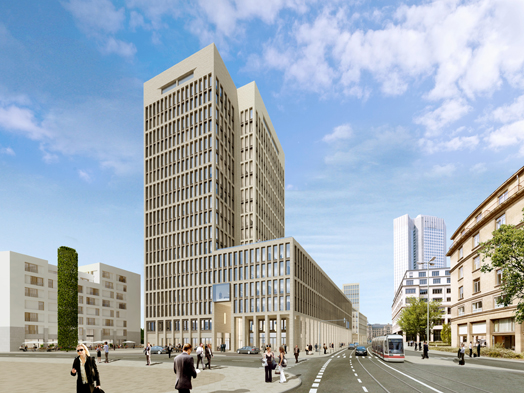 Simulation Hochhaus Porta, © Deutsche Immobilien Chancen (DIC)