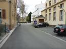 Nach der Umgestaltung - Verkehrsberuhigter Bereich Blick in Richtung Schäfflestraße © Stadtplanungsamt Frankfurt am Main 