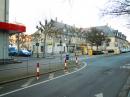 Vor der Umgestaltung  Raiffeisenstraße, Blick in Richtung Postplatz © Stadtplanungsamt Frankfurt am Main 