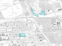 Ausschnitt aus dem planAS, Geltungsbereiche Vorkaufssatzungen, © Stadtplanungsamt Stadt Frankfurt am Main 