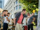 Post-corona action day in downtown Frankfurt © Moritz Bernoully