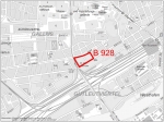 Geltungsbereich des Bebauungsplans Nummer 928, &copy; Stadtplanungsamt Frankfurt am Main