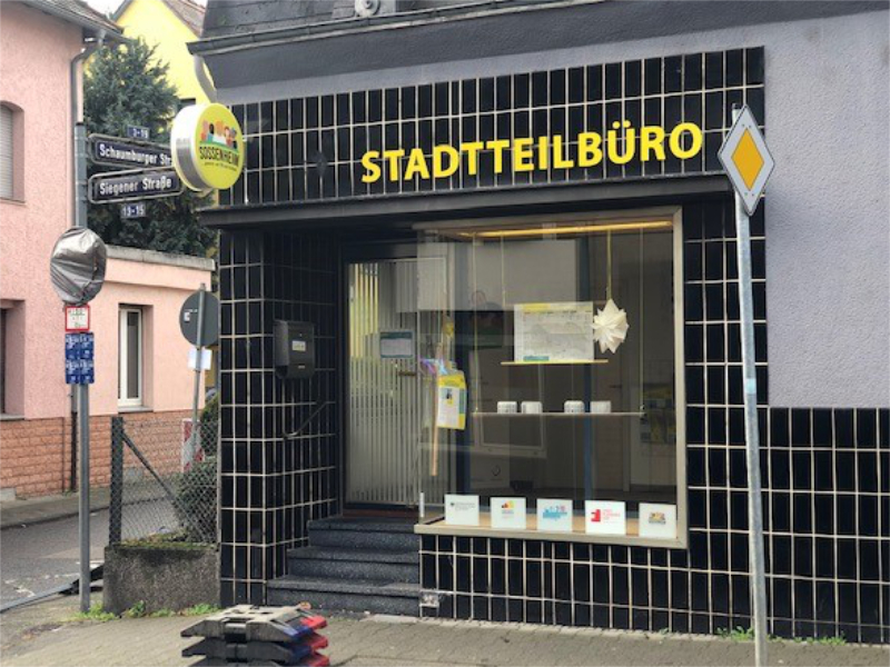 Außenansicht Stadtteilbüro, © Stadtberatung Dr. Sven Fries