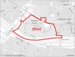 Geltungsbereich des Bebauungsplans Nummer 944, © Stadtplanungsamt Frankfurt am Main