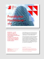 Hochhäuser in Frankfurt (Faltblatt), © Stadtplanugsamt Stadt Frankfurt am Main 
