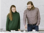 Gespräch bei einer Bauberatung zwischen zwei Personen ©Stadtplanungsamt Frankfurt am Main