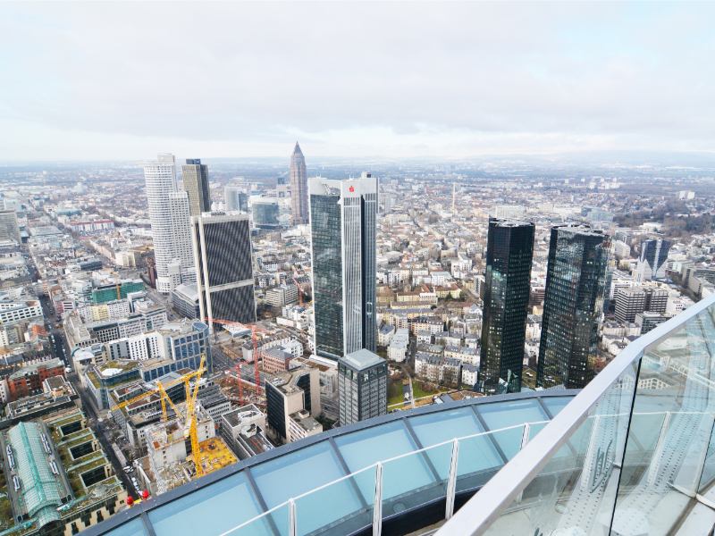 Luftbild Skyline © Stadtplanungsamt Stadt Frankfurt am Main 