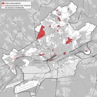 Karte Baulandpotenziale Wohnen 2023 © Stadtplanungsamt Stadt Frankfurt am Main 