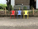 Colored chairs  © City Planning Department of the City of Frankfurt am Main  