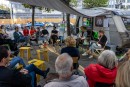 DAM-Reallabor Wohnzimmer Hauptwache : Goethe zu Gutenberg - Lesung mit Jakob Sturm © Cornelius Pfannkuch
