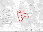 Geltungsbereich der Veränderungssperre Nummer 129, © Stadtplanungsamt Frankfurt am Main