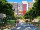 Nach der Neugestaltung: Treppen-Rampen-Anlage, © Stadtplanungsamt Stadt Frankfurt am Main 