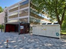 Nach der Neugestaltung: Mobilitätsstation, Paketstation, © Stadtplanungsamt Stadt Frankfurt am Main 