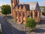 Visualsierung Platzgestaltung Dreik&ouml;nigskirche &copy; B&uuml;ro Neu Architekten, Darmstadt