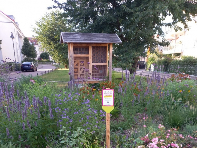 Insektenhotel Therese-Herger-Anlage &copy; Stadtplanungsamt Stadt Frankfurt am Main