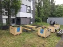 Aufbau Gemeinschaftsgarten Mitte, &copy; CC Aclerpause