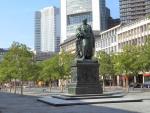 Blick auf das Goethedenkmal, © Stadtplanungsamt Stadt Frankfurt am Main
