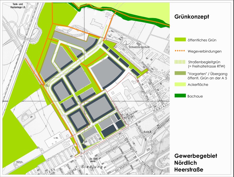 Overview: green conzept, © Stadtplanungsamt Stadt Frankfurt am Main